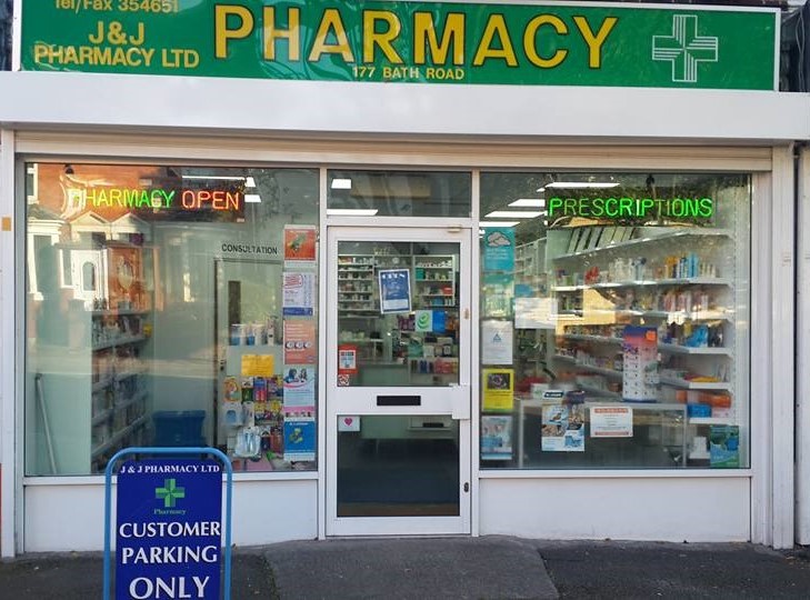 Exterior of SN Plus Pharmacy